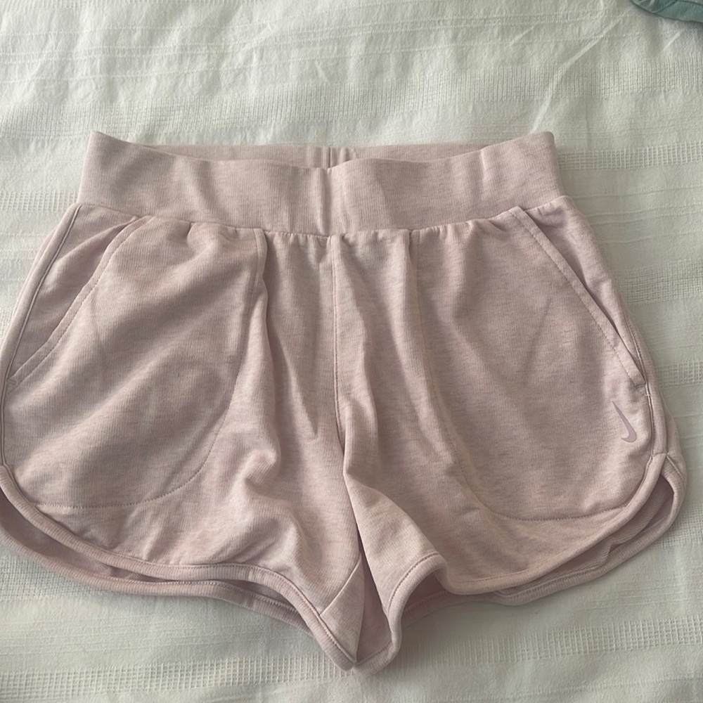 Nike light pink womens shorts